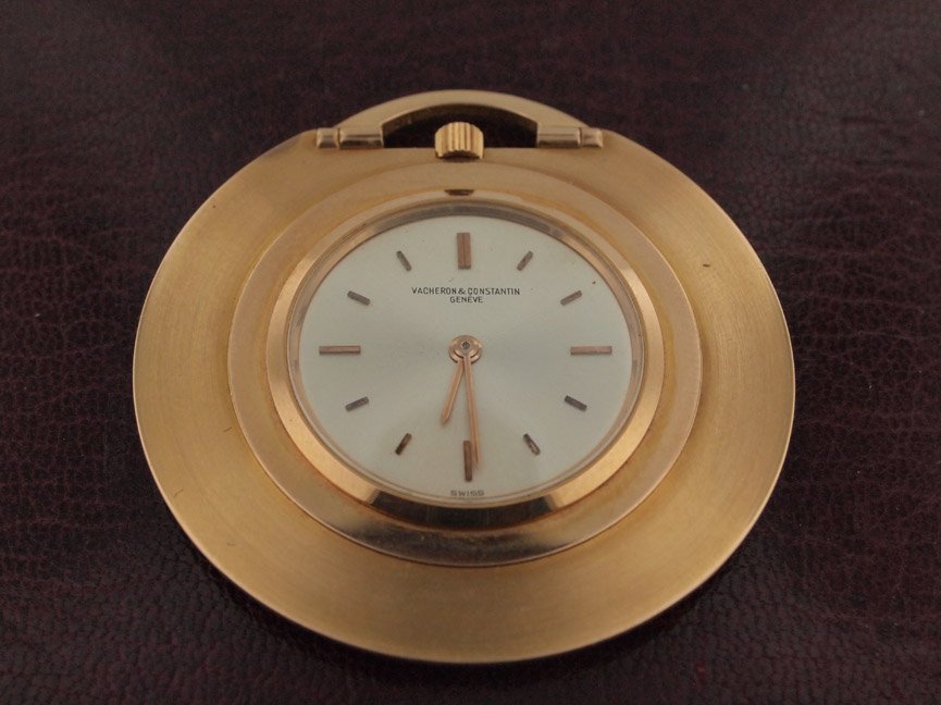 Vacheron & Constantin 18k RG Ultra Thin Pocket Watch.: Vacheron & Constantin 18k RG Ultra Thin Pocket Watch. Vacheron & Constantin, WITH ORIGINAL BOX, 18k Rose Gold, Manual Wind Movement, Ultra Thin, Swiss Made.