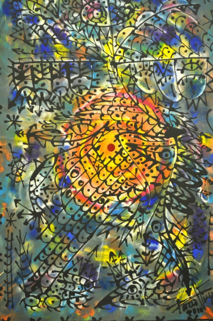 Dario Viejo "Cuban" ACRYLIC ON CANVAS: DARIO VIEJO CUBAN 36" X 24" ACRYLIC ON CANVAS WITH CERTIFICATE OF AUTHENTICITY