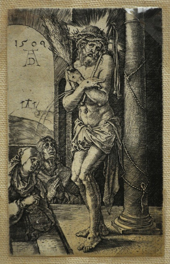 Albrecht Durer (German 1471-1528) "Man of Sorrow E: Albrecht Durer (German 1471-1528) "Man of Sorrow Engraving 4 x 3 in