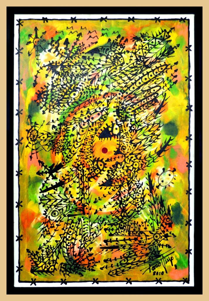 DARIO VIEJO (CUBAN) GICLEE: DARIO VIEJO (CUBAN) GICLEE ON CANVAS SIGNED BY ARTIST 8.75" X 13.25"