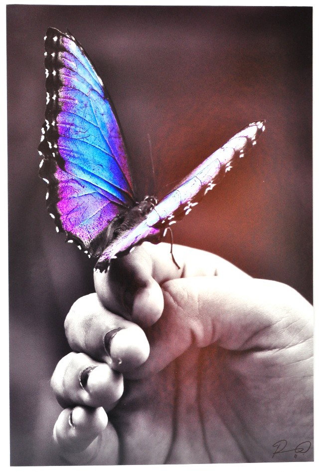 ROBERTO OJEDA (ECUADOR) PHOTOGRAPH: ROBERTO OJEDA (ECUADOR) PHOTOGRAPH SIGNED BY ARTIST "HOPE" 25/50, 18" X 12"