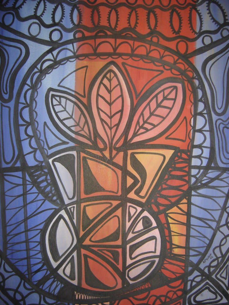 Amelia Pelaez (Cuban): Title: untitled 27 x 21 in Gouache on paper 1966