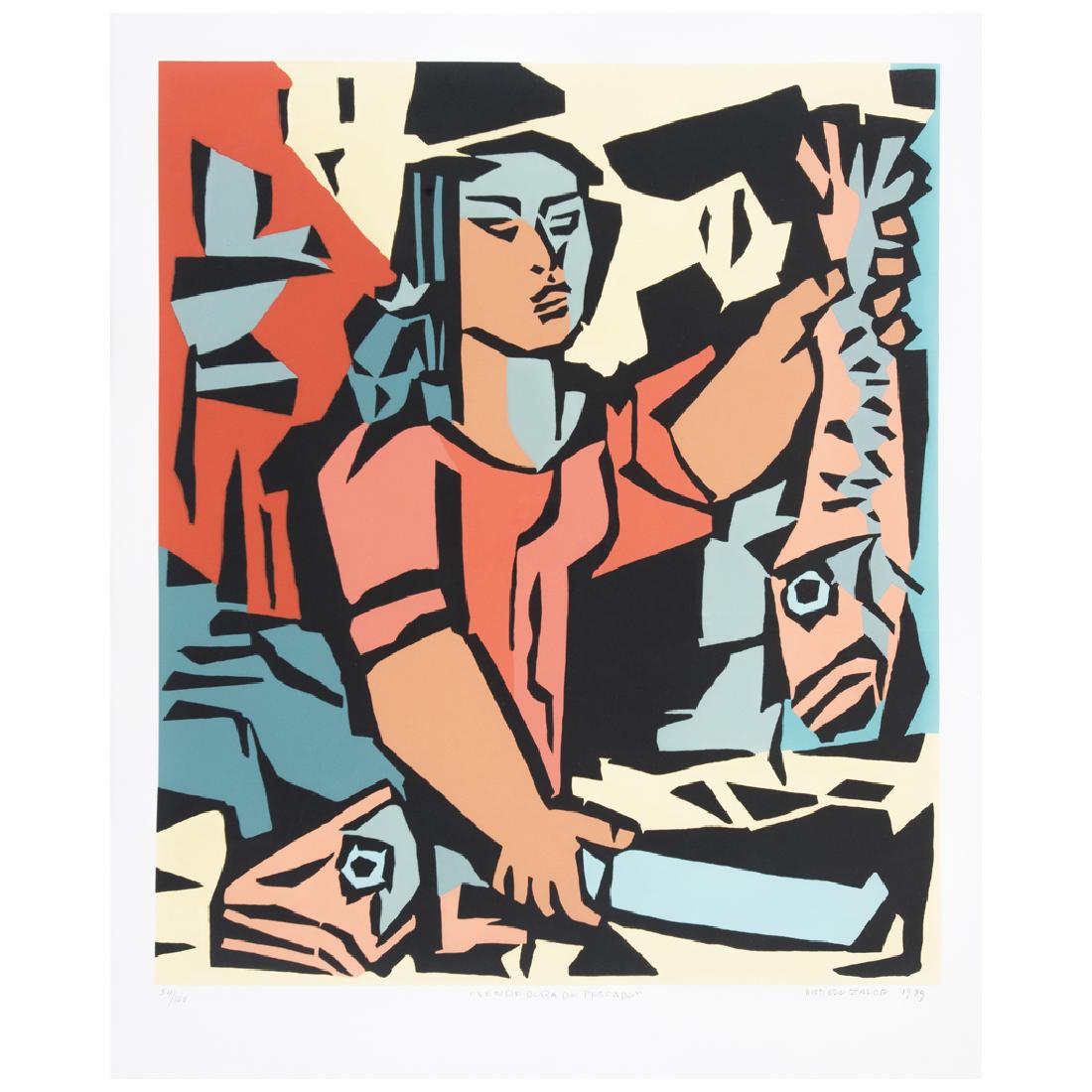 ALFREDO ZALCE, Vendedora de pescado, Signed and dated (1 of 1)