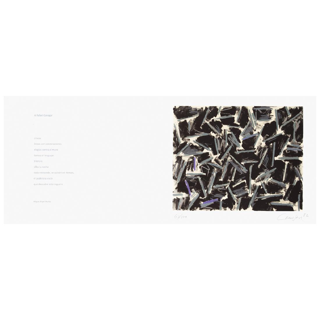 RAFAEL CANOGAR, Untitled, 2015, Signed and dated 82,: RAFAEL CANOGAR, Untitled, 2015, Signed and dated 82, Lithograph 62 / 100, 24 x 60 cm / 9.4 x 23.6 inches total measurements