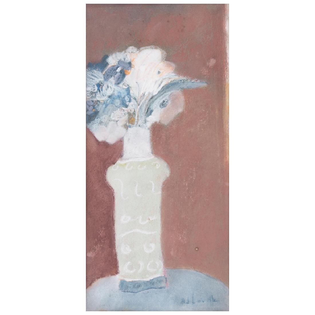 JOY LAVILLE, Untitled, Signed, Pastel on paper, 41 x 19: JOY LAVILLE, Untitled, Signed, Pastel on paper, 41 x 19 cm / 16.1 x 7.4 inches