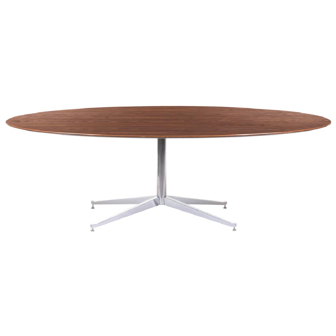 Florence Knoll for Knoll. Chromed metal dining table (1 of 1)