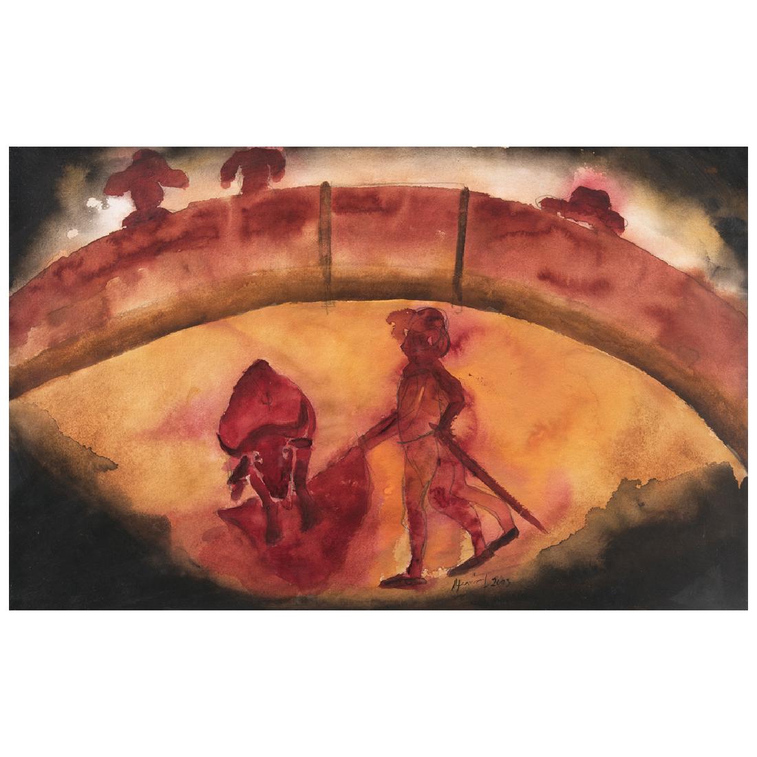 SERGIO HERNÃNDEZ, Plaza naranja, Signed and dated (1 of 1)