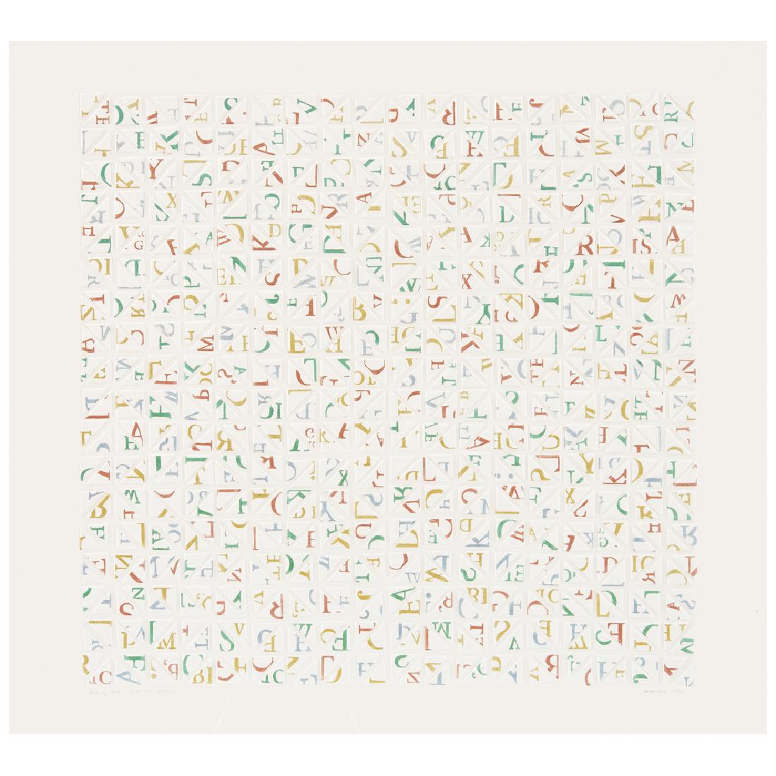 NORMAN IVES, BA - 4, Signed and dated 1970, Intaglio (1 of 1)