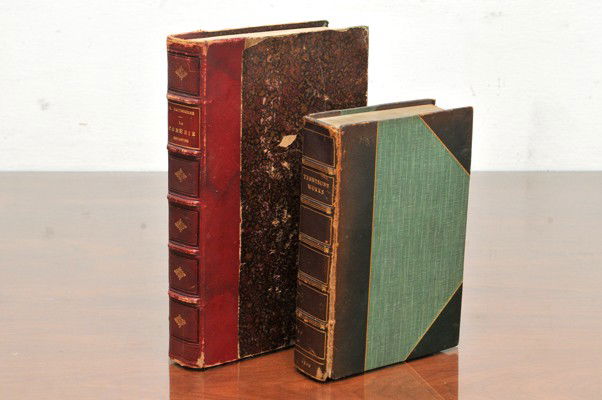 Lot of 4 books: a) Recouly Raymond. Les négociations Secretes Briand - Lancken. Paris: Les Editions de France, 1933. 8o. marquilla, 173 p. Bound in hardcover with leather spine.