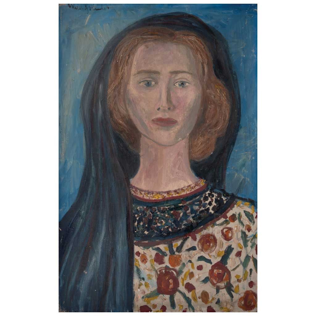 WALDEMAR SJÖLANDER(Gotemburgo, Suecia, 1908 - Ciudad de México, 1988) Sin título FirmadoÓleo: WALDEMAR SJÖLANDER(Gotemburgo, Suecia, 1908 - Ciudad de México, 1988)Sin títuloFirmadoÓleo sobre telaPresenta detalles de conservación y desprendimiento de capa pictórica.81.5 x 52.6 cm