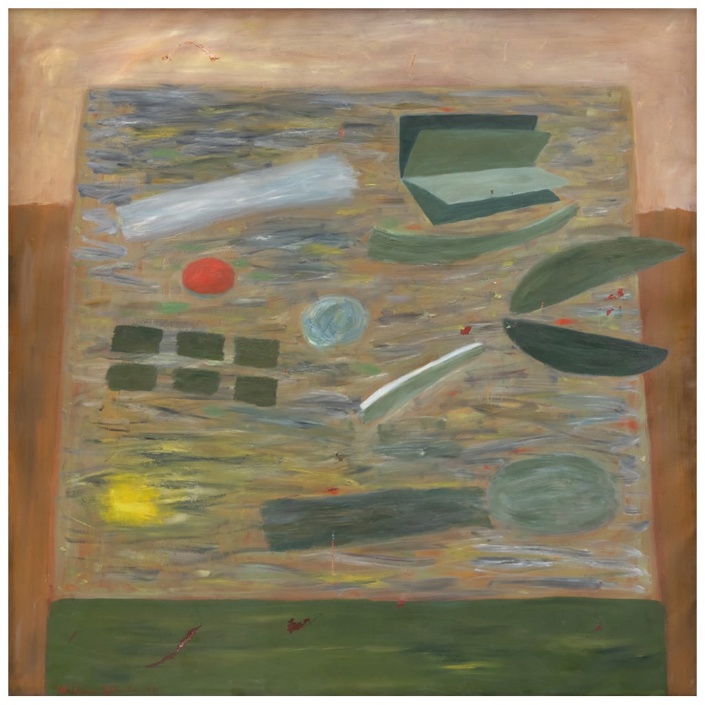 WALDEMAR SJÖLANDER(Gotemburgo, Suecia, 1908 - Ciudad de México, 1988) Sin título Firmado y: WALDEMAR SJÖLANDER(Gotemburgo, Suecia, 1908 - Ciudad de México, 1988)Sin títuloFirmado y fechado 1971Óleo sobre tela95.5 x 95.5 cm