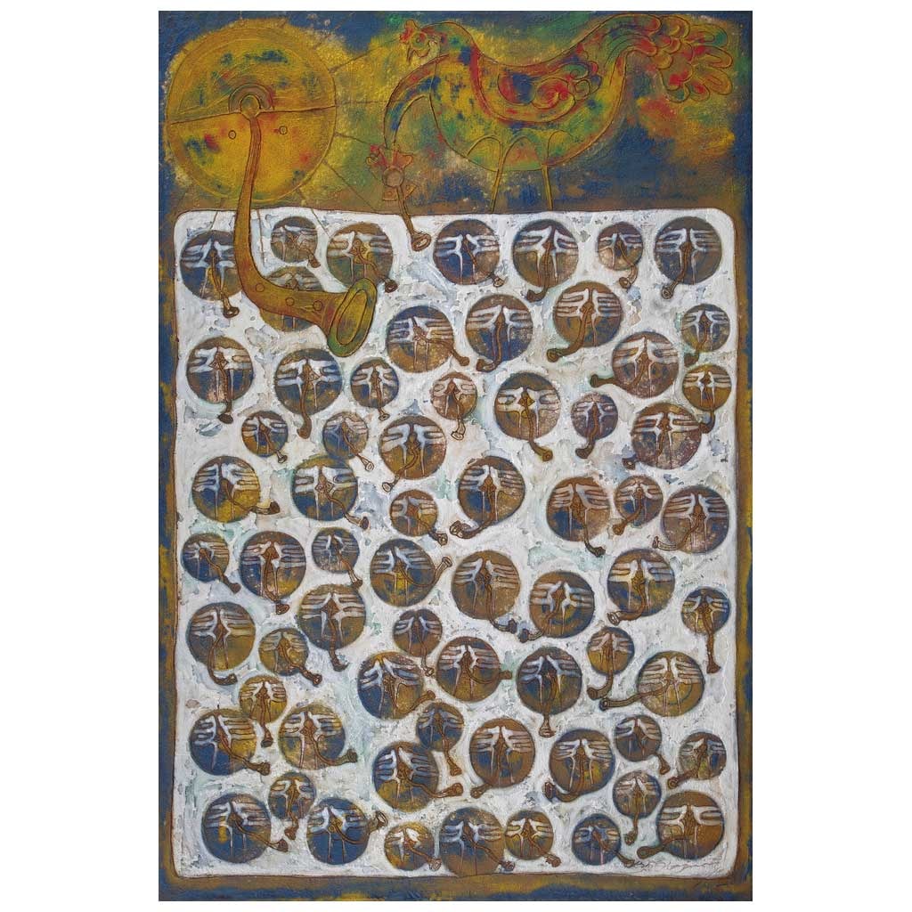 ROLANDO ROJAS(Tehuantepec, Oaxaca, 1970 - ) Sin título FirmadoÓleo sobre telaAgradecemos al: ROLANDO ROJAS(Tehuantepec, Oaxaca, 1970 - )Sin títuloFirmadoÓleo sobre telaAgradecemos al Maestro Rolando Rojas por la verificación de autenticidad de esta obra, abril del 2018.Rolando Rojas es un