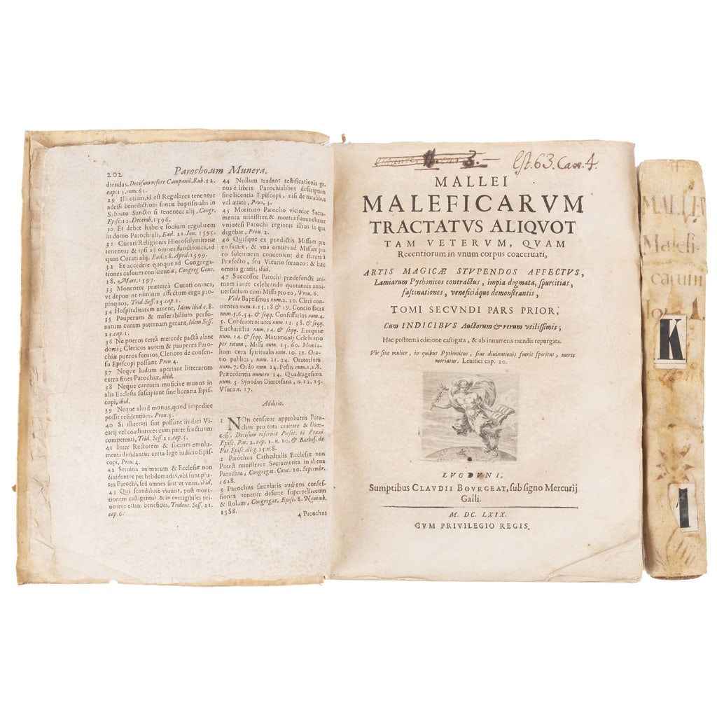 HENRICI INSTITORIS - IOANNIS NIDERI - IACOBI SPRENGERIMALLEUS MALEFICARUMLUGDUNI: SUMPTIBUS CLAUDII (1 of 3)