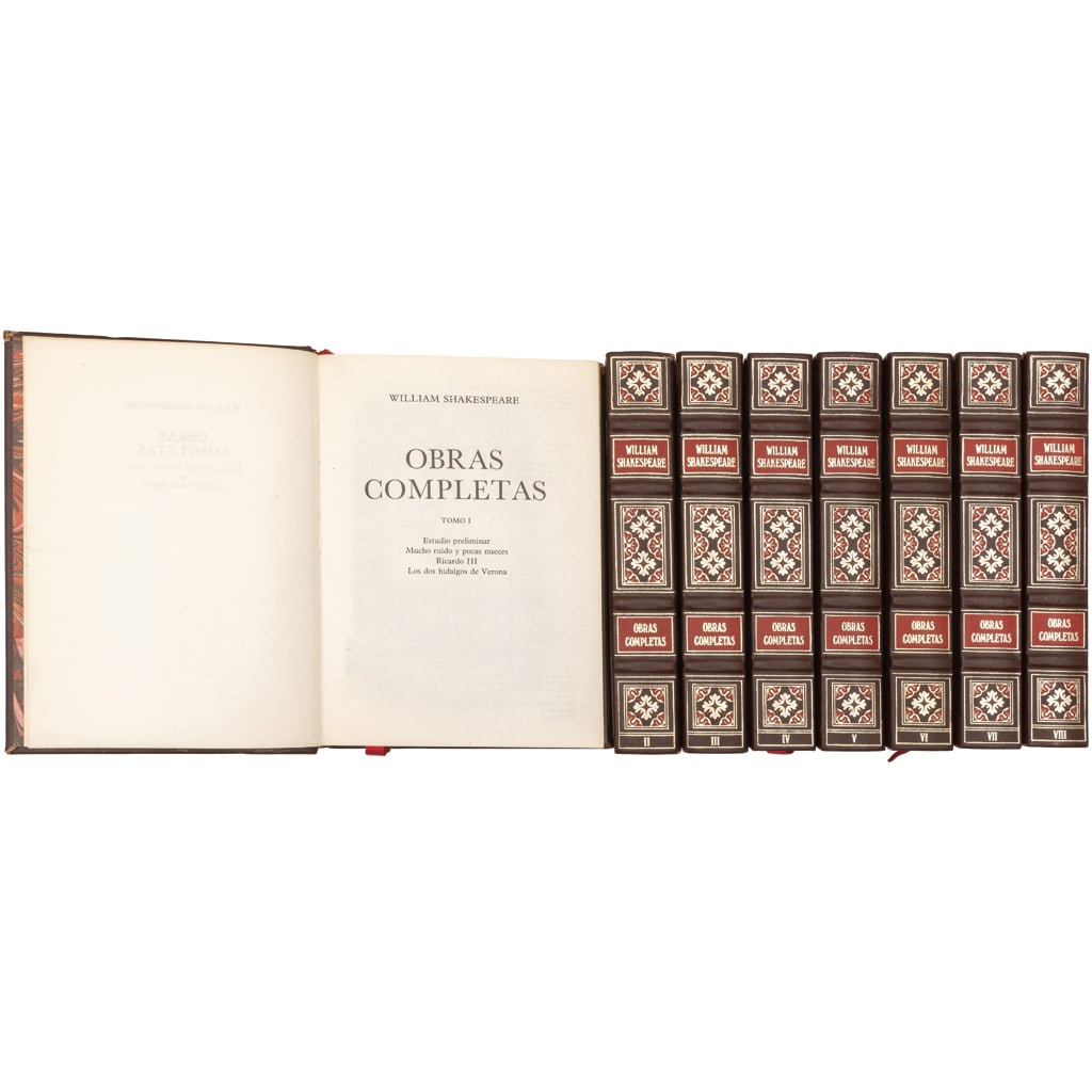 OBRAS COMPLETAS DE WILLIAM SHAKESPEARE, EDICIÓN DE LUIS ASTRANA MAR?NMADRID: EDICIONES AGUILAR, (1 of 4)
