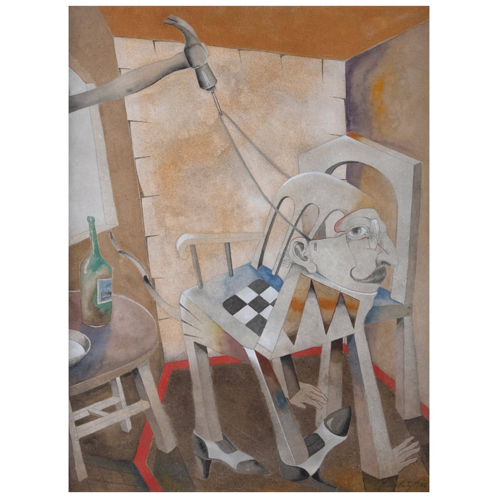 MARIO MART?N DEL CAMPO(Guadalajara, Jalisco, 1947 - ) Mi estudio Firmada y fechada 88Acuarela: MARIO MART?N DEL CAMPO(Guadalajara, Jalisco, 1947 - )Mi estudioFirmada y fechada 88Acuarela sobre papelCon certificado de autenticidad de Galería Núcleo firmado por el artista.57.5 x 42.5 cm