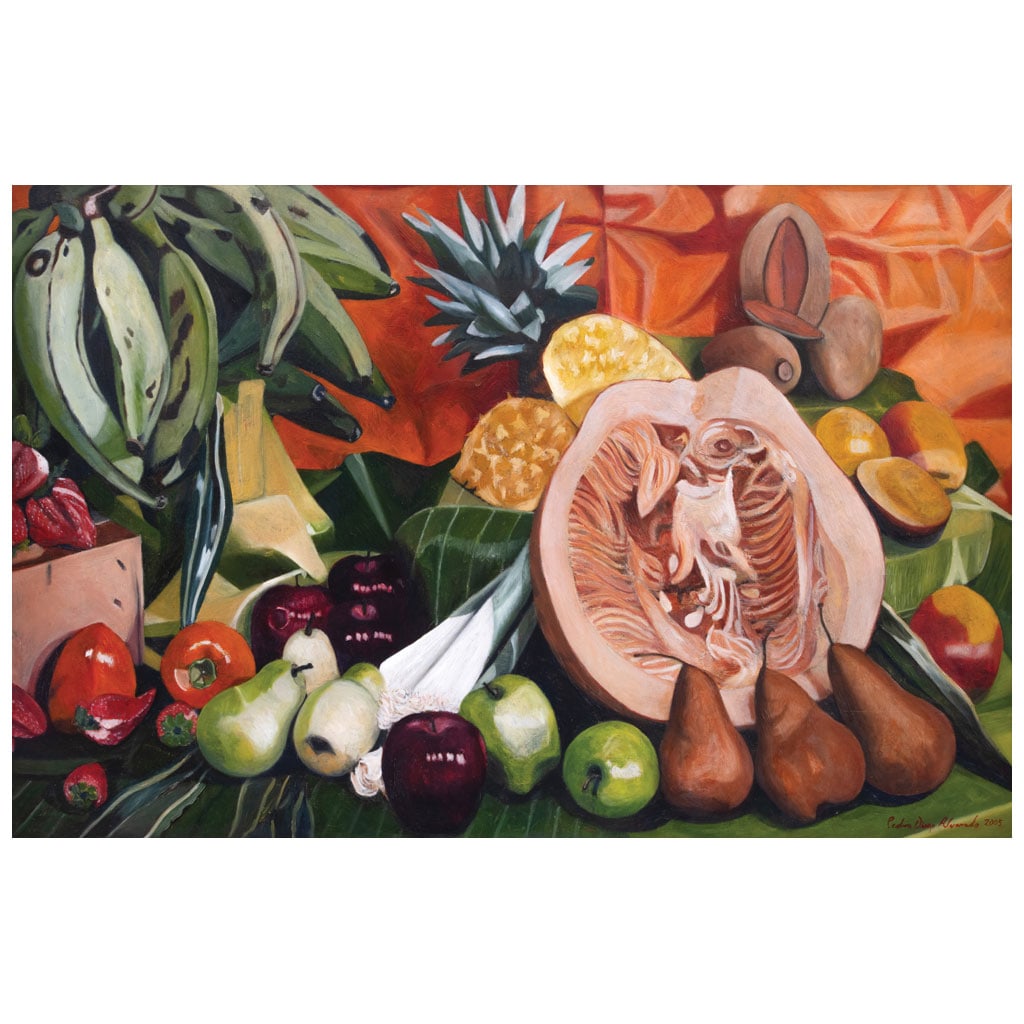 PEDRO DIEGO ALVARADO(Ciudad de México, 1956 - )   Naturaleza quieta con calabaza Firmado y fechado (1 of 1)