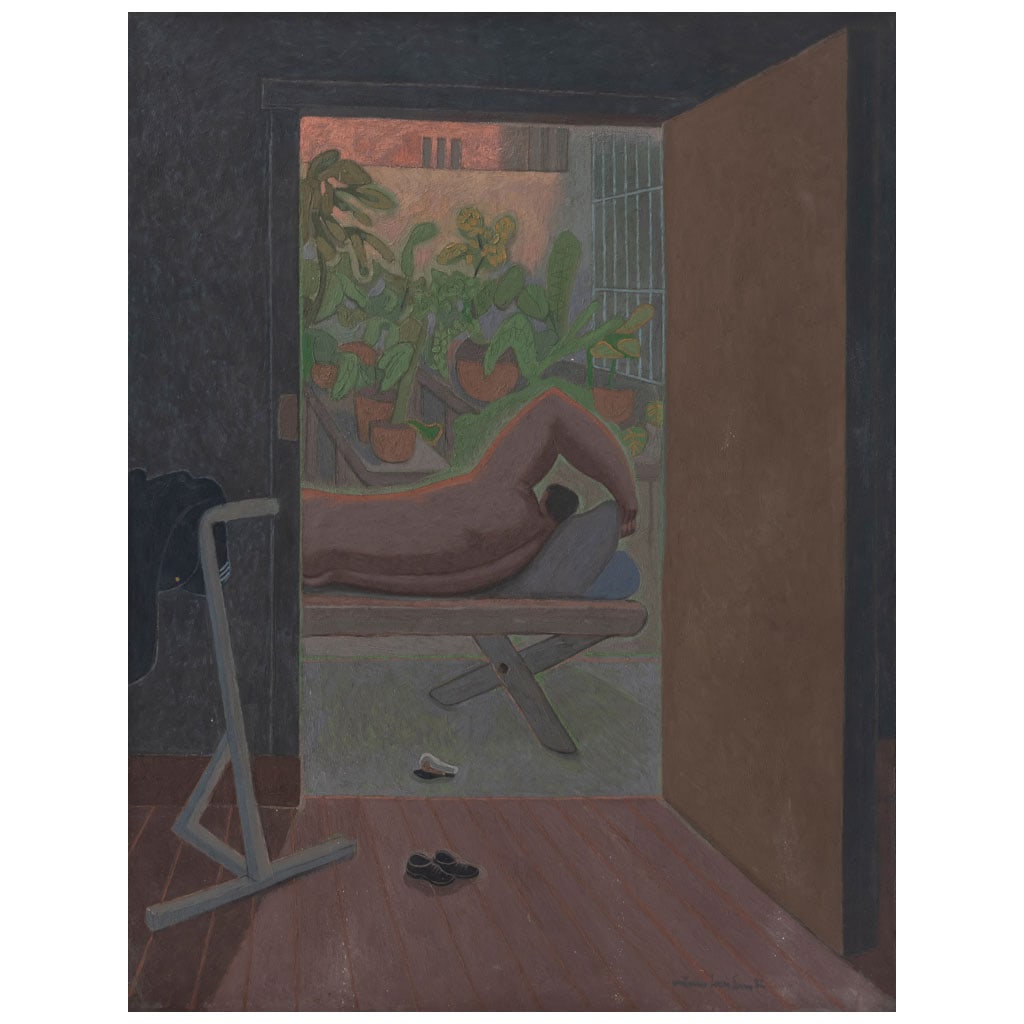 ANTONIO LÓPEZ S?ENZ(Mazatlán, Sinaloa, 1936 - Mazatlán, Sinaloa, 2023)   Marinero descansado (1 of 1)