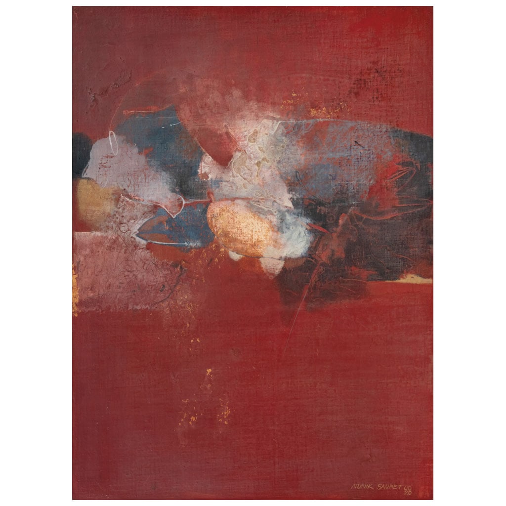 NUNIK SAURET(Ciudad de México, 1951 - ) Yantra Firmada y fechada 0020Mixta sobre maderaPresenta: NUNIK SAURET(Ciudad de México, 1951 - )YantraFirmada y fechada 0020Mixta sobre maderaPresenta mínimos detalles de conservación.52 x 38 cm