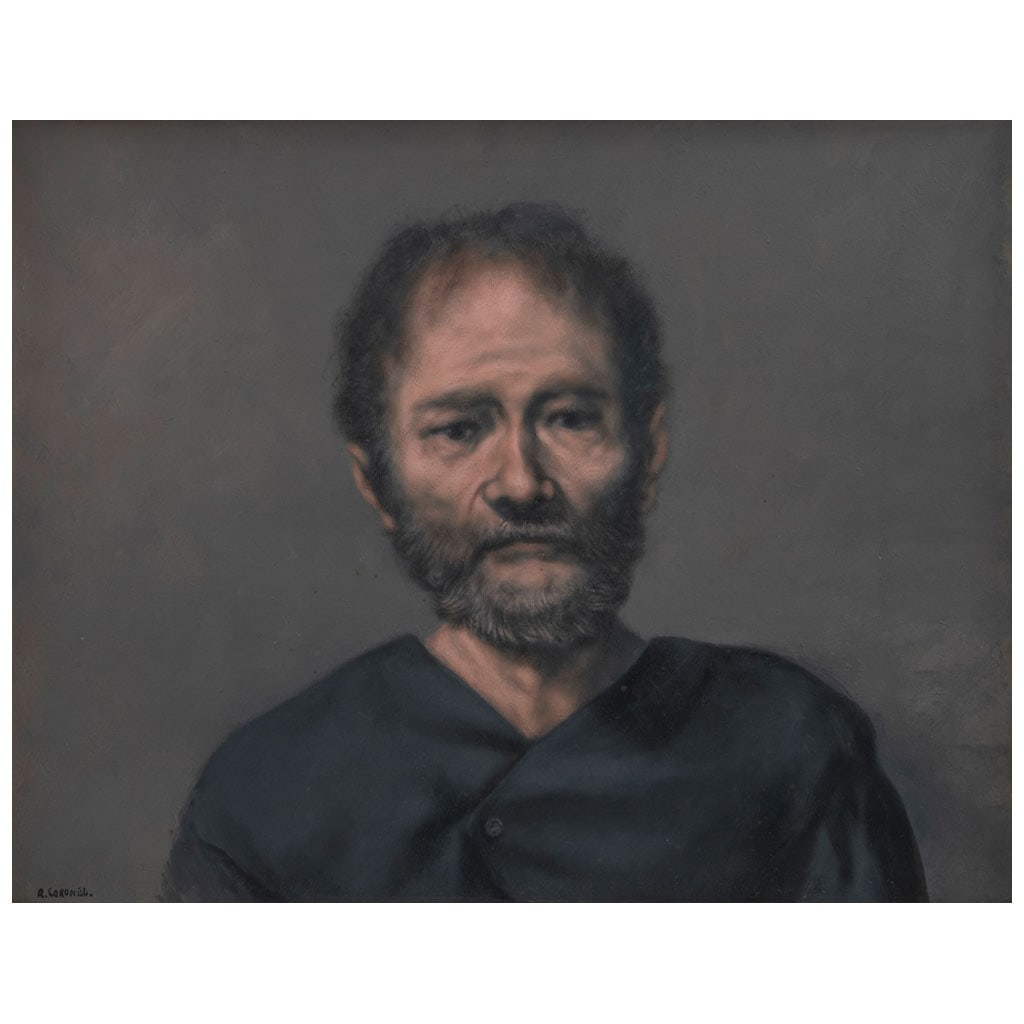 RAFAEL CORONEL(Zacatecas, 1931 - Ciudad de México, 2019)   El viejito FirmadoÓleo sobre (1 of 1)