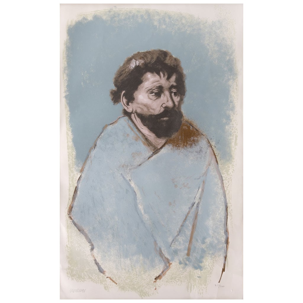 RAFAEL CORONEL(Zacatecas, 1931 - Ciudad de México, 2019)   El viejo FirmadaSerigrafía 27 / 200Con (1 of 1)