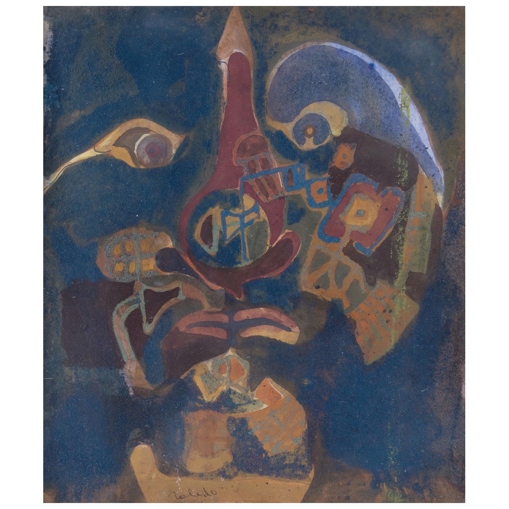 FRANCISCO TOLEDO(Juchitán, Oaxaca, 1940 - Oaxaca, Oaxaca, 2019)   Sin título FirmadoGouache sobre (1 of 1)