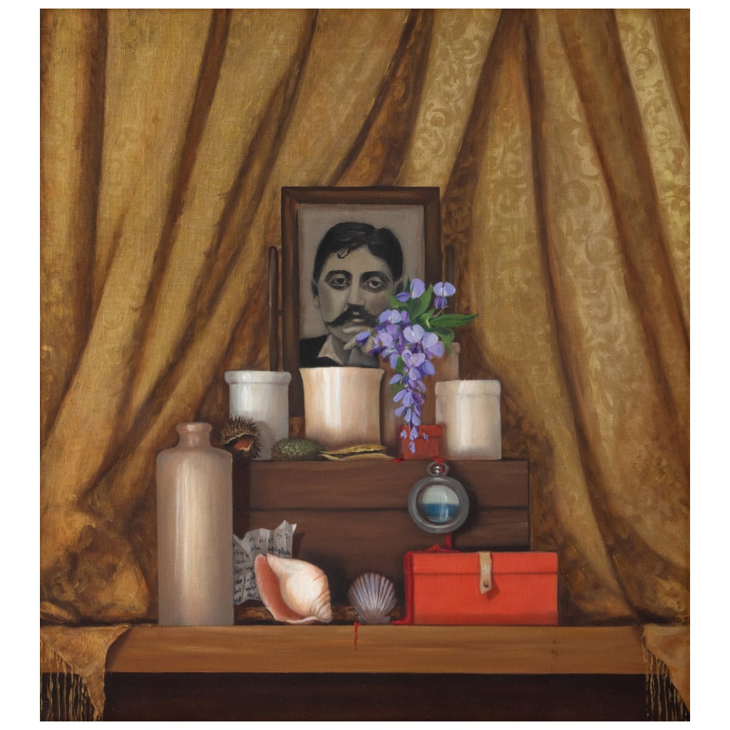 ANAMARIO HERN?NDEZ(México)   Homenaje a Marcel Proust Firmado y fechado 97 al frente y al (1 of 1)