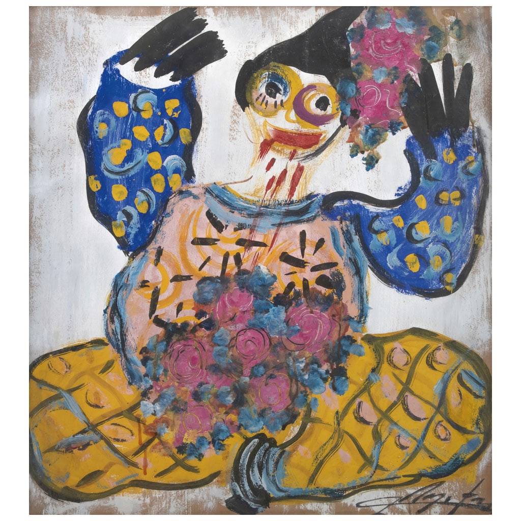 JESÚS REYES FERREIRA "CHUCHO REYES"(Guadalajara, Jalisco, 1882 - Ciudad de México, 1977)   Payaso (1 of 1)