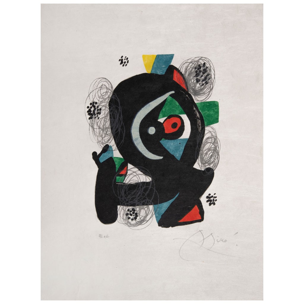 JOAN MIRÓ(Barcelona, España, 1893 - Palma de Mallorca, España, 1983) II de la carpeta La (1 of 1)