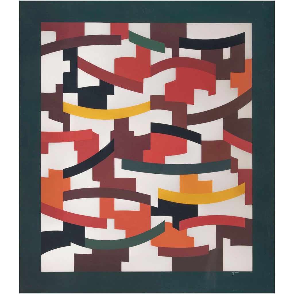 YAACOV AGAM. Sin título. Firmada. Serigrafía I / XXXVI. 68.5 x 57.5 cm imagen / 83 x 72 cm papel (1 of 1)