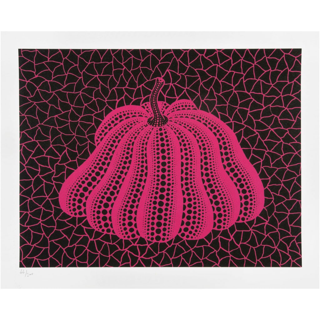 YAYOI KUSAMA. Pumpkin (Purple), 2011. Sin firma. Impresión offset 44 / 200. 27 x 34.5 cm imagen / (1 of 1)