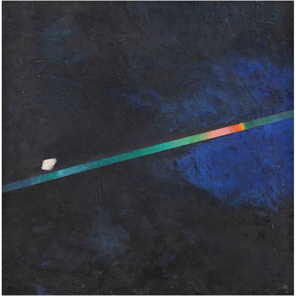 FEDERICO SILVA. Sin título. Firmada al reverso. Mixta sobre tela sobre madera. 51 x 51 cm (1 of 1)