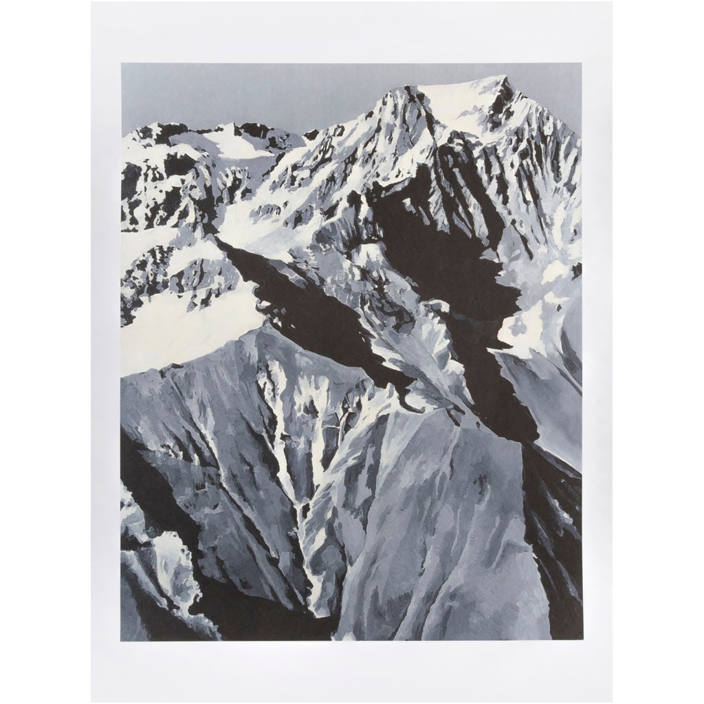 GERHARD RICHTER. Himalaja. Sin firma. Impresión digital sin número de tiraje. 80 x 60 cm medidas (1 of 1)