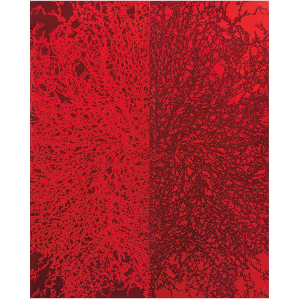 JAN HENDRIX. Sin título, de la serie Lanzarote, 2007. Sin firma. Esmalte sobre metal, díptico. 250: JAN HENDRIX(Holanda, 1949 - )Sin título, de la serie Lanzarote, 2007Sin firmaEsmalte sobre metal, dípticoCon certificado de autenticidad del artista, octubre de 2025.Publicado en: sitio oficial del