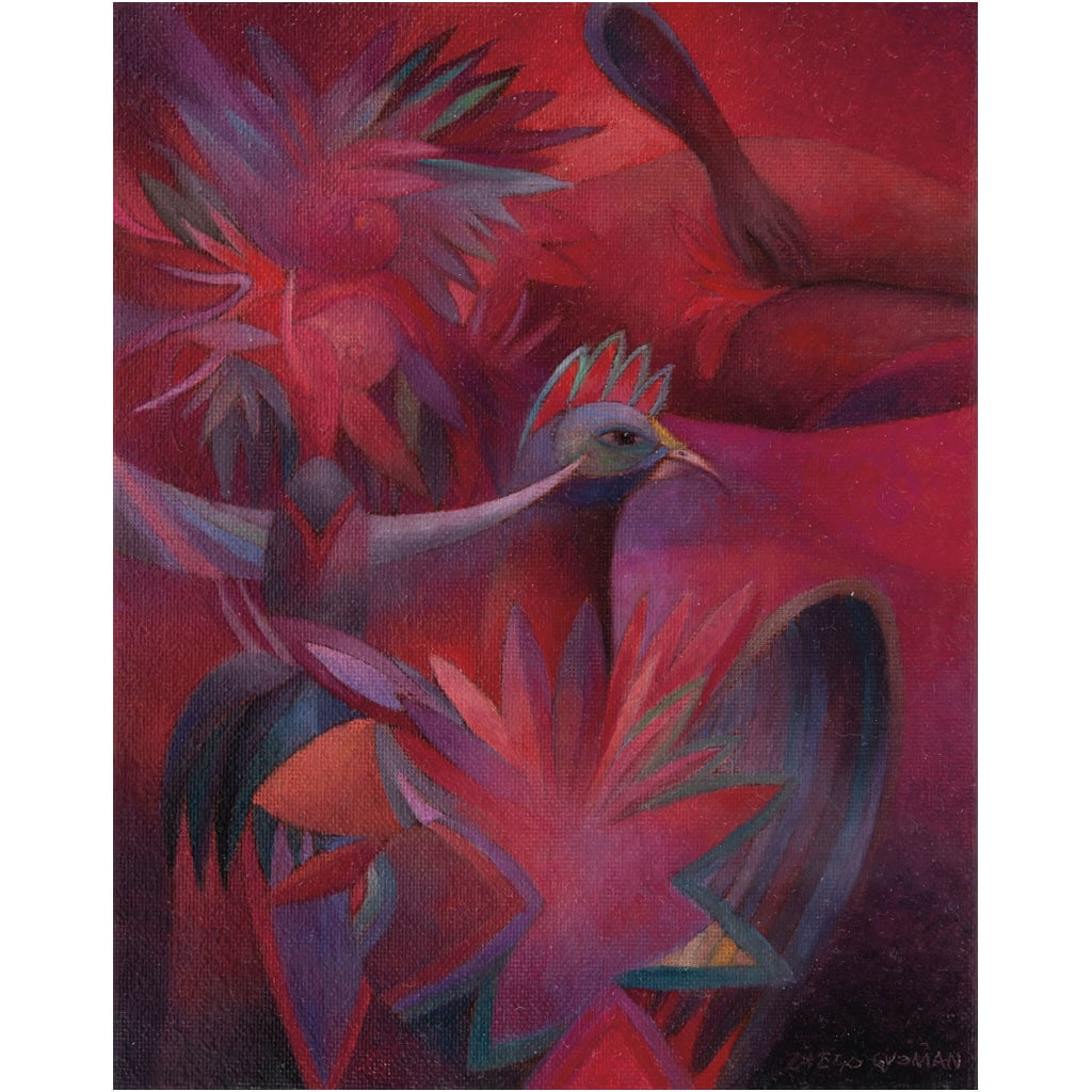 DIEGO GUZM?N. Desnuda # 1 el sueño. Firmado y fechado MMXXV México. Óleo sobre tela. 25 x 20 cm (1 of 1)