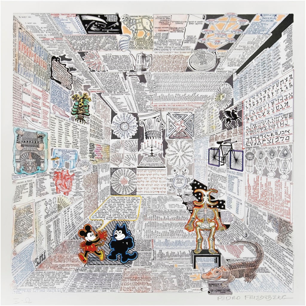 PEDRO FRIEDEBERG. Códice Miguelito II. Firmada. Impresión digital E / O. 50.5 x 51 cm imagen / 55 (1 of 1)