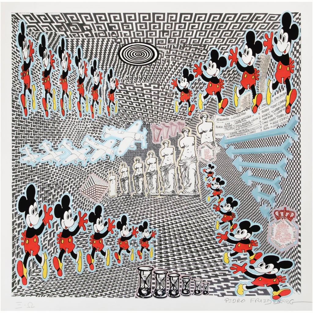 PEDRO FRIEDEBERG. Códice Miguelito IV. Firmada. Impresión digital E / O. 50 x 51 cm imagen / 55 x (1 of 1)