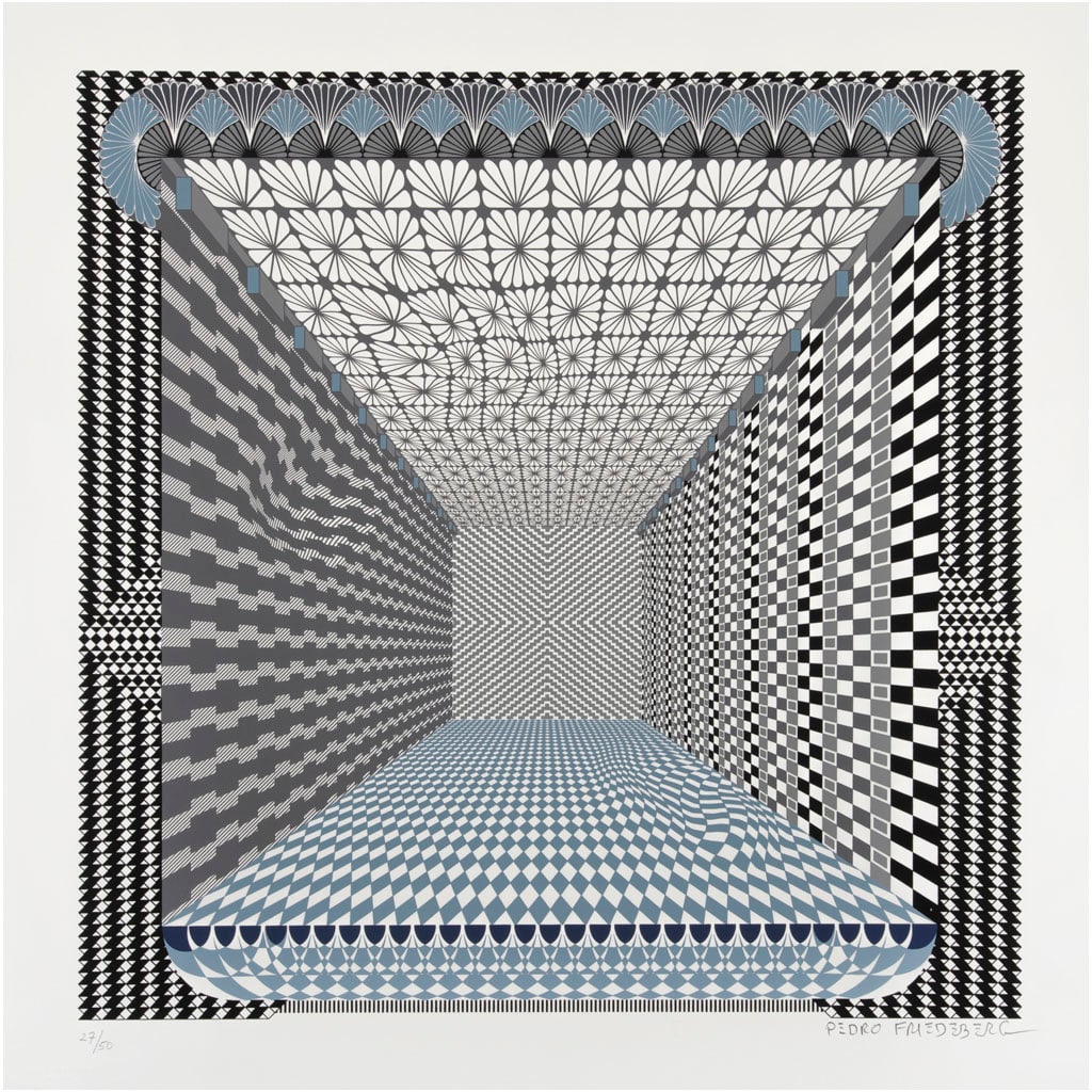 PEDRO FRIEDEBERG. Restorán vegano sin amueblar. Firmada. Serigrafía 27 / 50. 53.5 x 53.5 cm imagen (1 of 1)