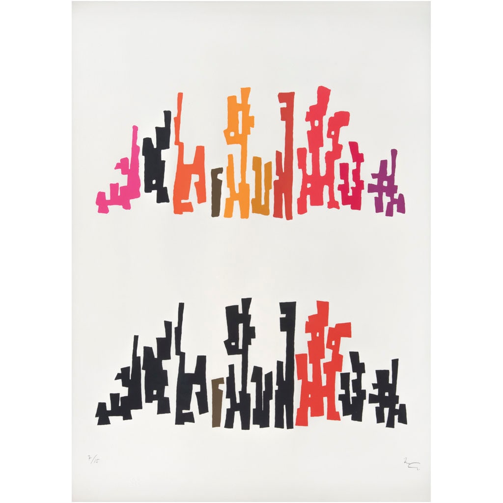 MATHIAS GOERITZ. Sin título. Firmada. Serigrafía 7 / 15. 75.5 x 55.5 cm medidas totales (1 of 1)