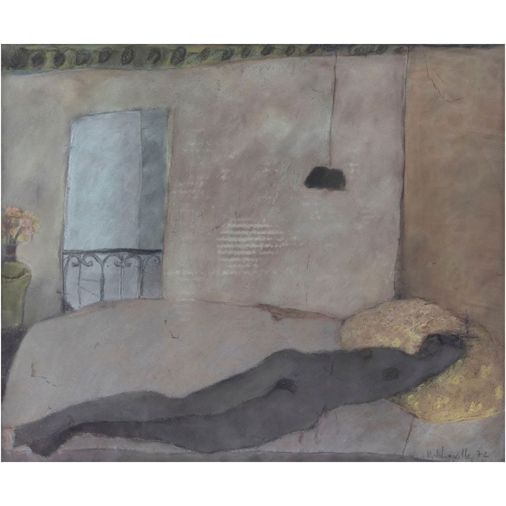 JOY LAVILLE. Sin título. Firmado y fechado 72. Pastel sobre papel. 45.5 x 55 cm (1 of 1)