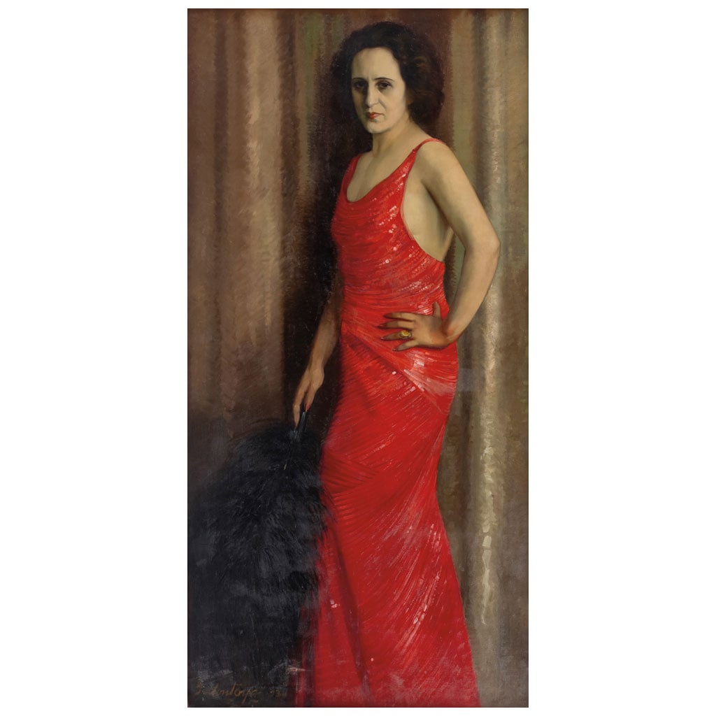 GUSTAVO MONTOYA. Retrato de María Tereza Montoya. Firmado y fechado 1936. Óleo sobre tela. 167 x: GUSTAVO MONTOYA(Ciudad de México, 1905 - Ciudad de México, 2003)Retrato de María Tereza MontoyaFirmado y fechado 1936Óleo sobre tela“La figura humana, preferentemente la de la mujer, ha sido el