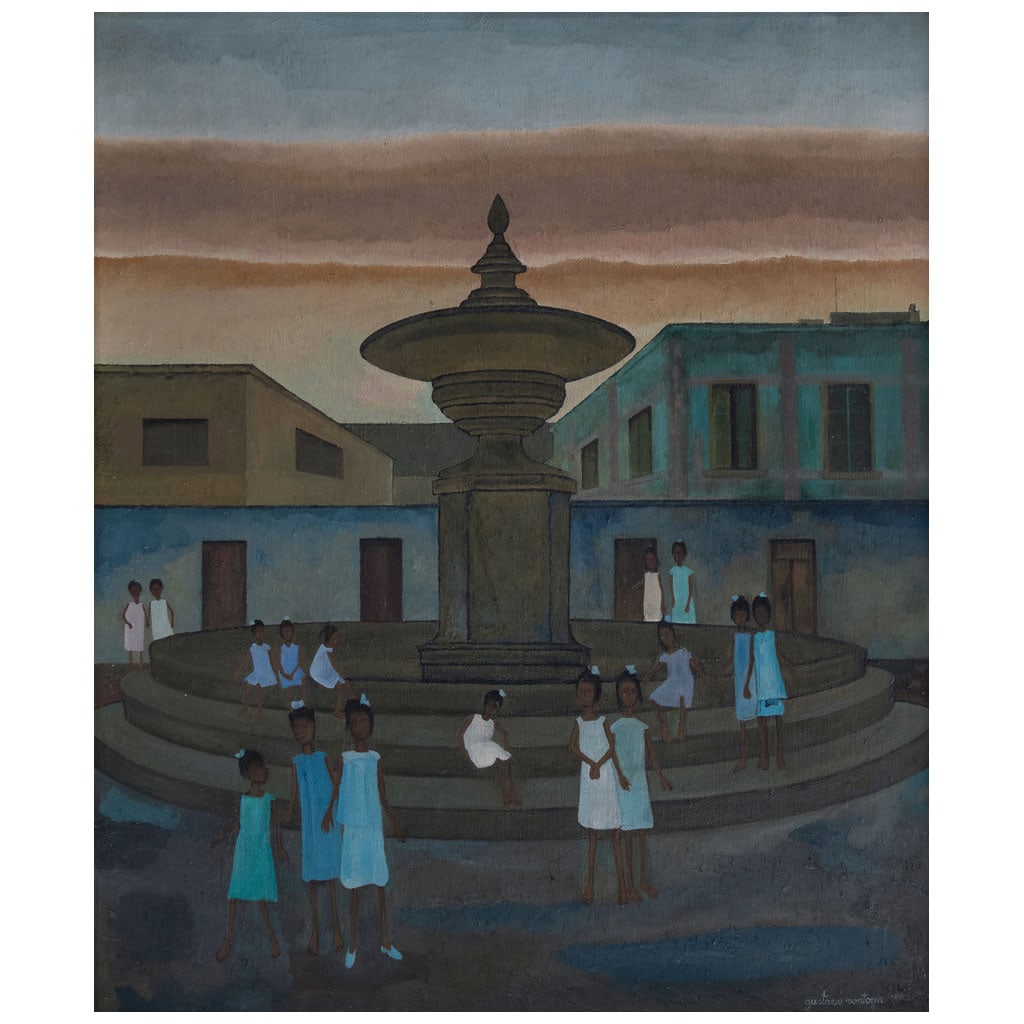 GUSTAVO MONTOYA. Fuente mexicana. Firmado al frente. Firmado y fechado México Mayo 68 al reverso. (1 of 1)