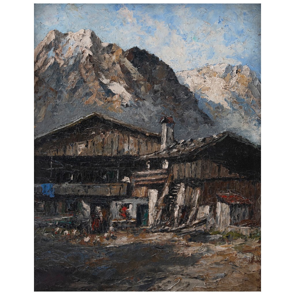 ARTURO SOUTO. Sin título. Firmado al frente. Referenciado Espagne al reverso. Óleo sobre tela. 49 (1 of 1)