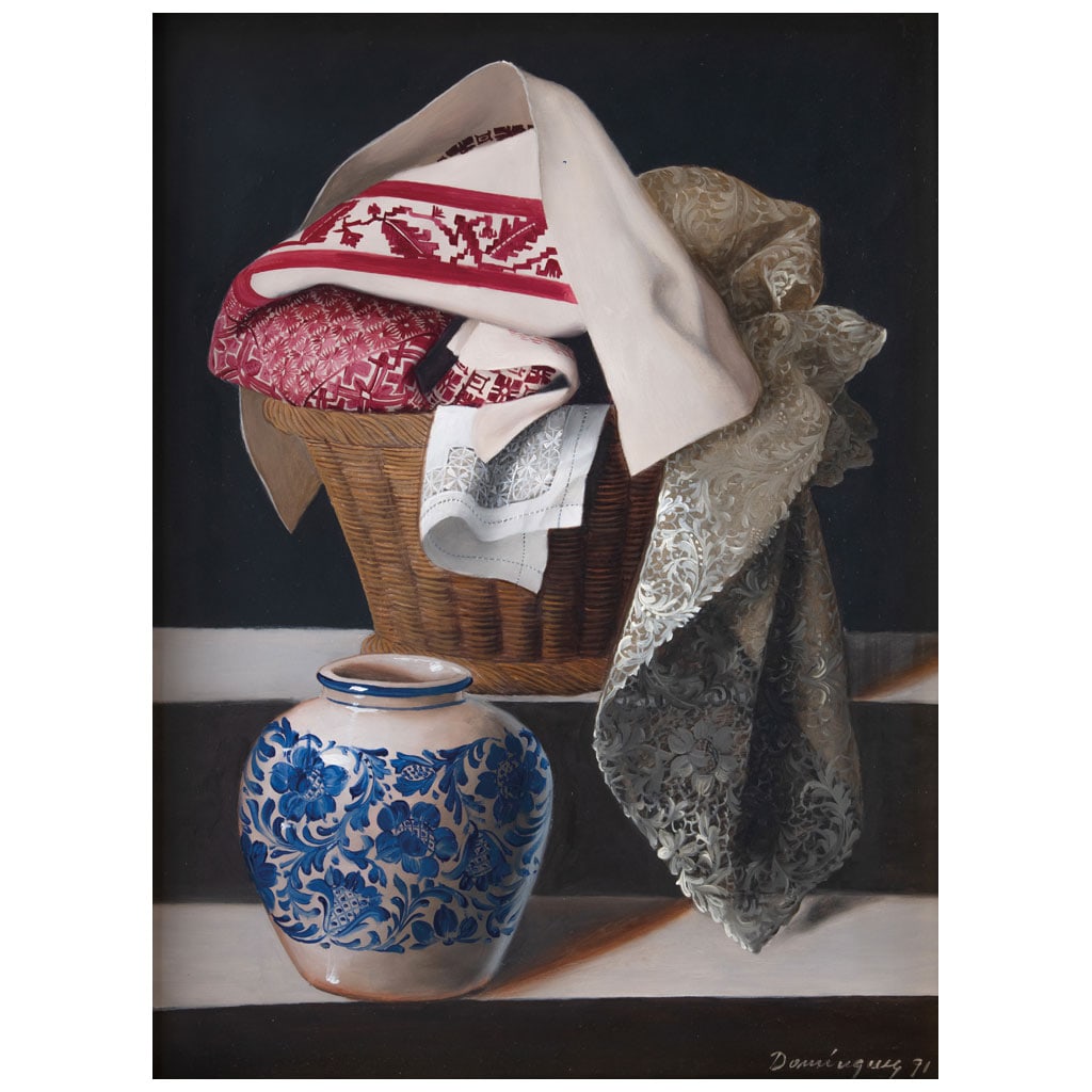 BENJAM?N DOM?NGUEZ. Sin título. Firmado y fechado 91. Óleo sobre madera. 40 x 30 cm (1 of 1)