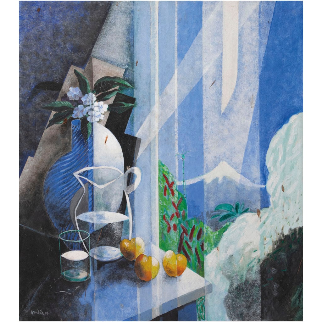 VICENTE GAND?A. Sin título. Firmado y fechado 94. Acrílico sobre tela. 90 x 80 cm (1 of 1)