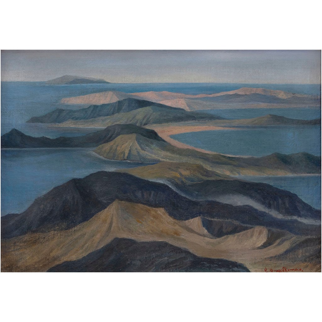 CARLOS OROZCO ROMERO. Sin título. Firmado. Óleo sobre tela sobre fibracel. 28 x 40.5 cm (1 of 1)