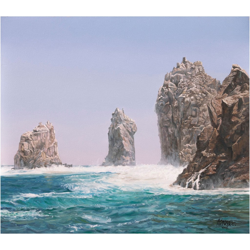 RAFAEL HUERTA CARREÓN. Gigantes. Firmado y fechado 012. Óleo sobre tela. 70 x 80 cm (1 of 1)