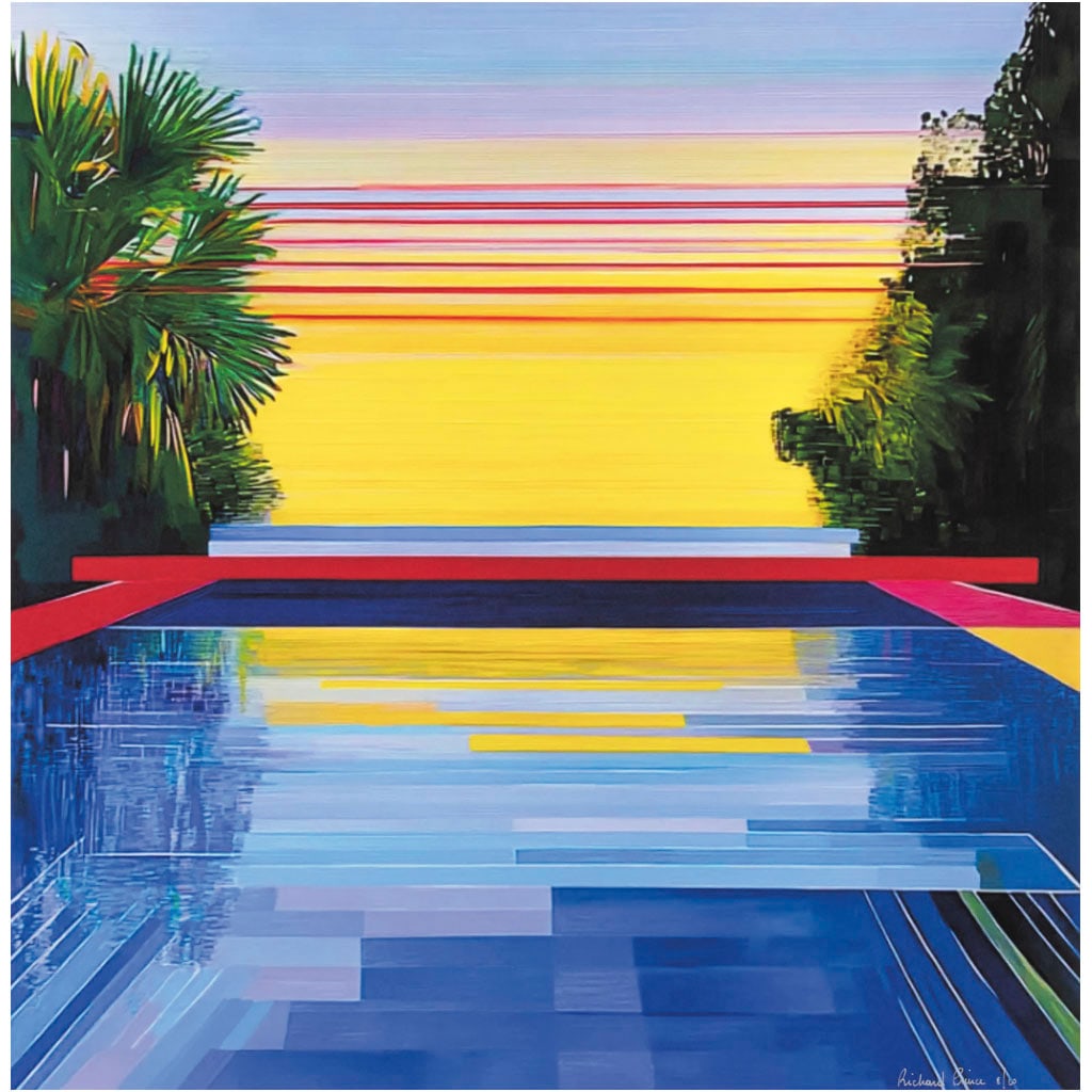 RICHARD PRINCE. Mirror of a sunset, 2024. Firmada. Impresión offset 8 / 100. 60 x 60 cm medidas (1 of 1)