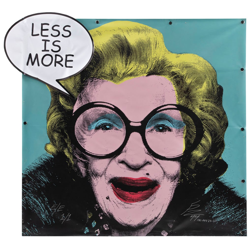 FERNANDO PENHOS. Frankenstein. Firmado y fechado Tel - Aviv 23. Giclée sobre lona E / E 1 / 1. 155: FERNANDO PENHOS(Ciudad de México, 1982 - )FrankensteinFirmado y fechado Tel - Aviv 23 al frente. Firmado y fechado Nitsana St. Tel - Aviv 2023 - 2025 al reversoGiclée sobre lona E / E 1 / 1Presenta