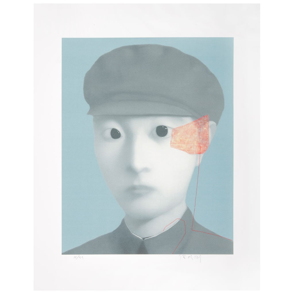 ZHANG XIAOGANG. My Dear Friends-1. Firmada. Impresión offset s/papel Velin Lana 38 / 99. 35.5 x: ZHANG XIAOGANG(China, 1958 - )My Dear Friends-1FirmadaImpresión offset sobre papel Velin Lana 38 / 99Editada por Kwai Po Collection, Hong Kong.Impresa en Atelier Tanguy Garric.La carpeta completa con