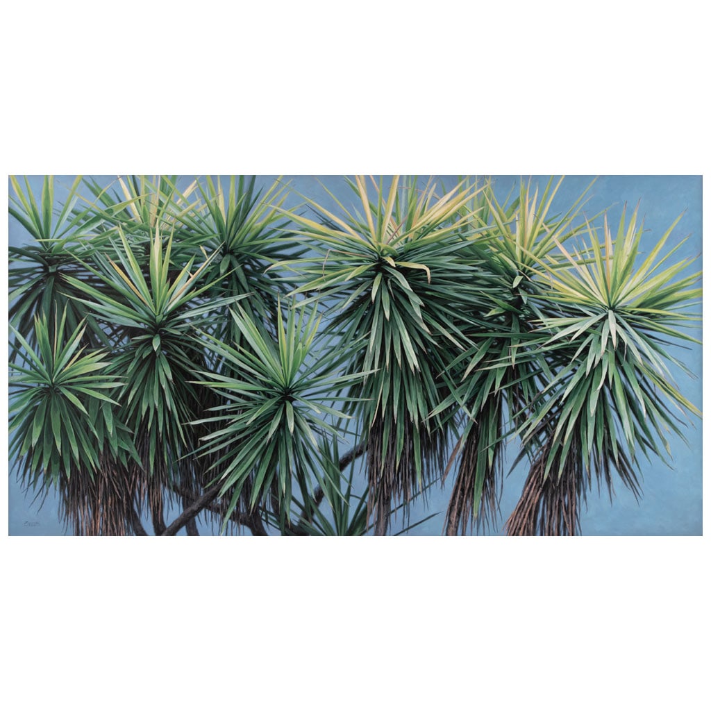 ARMANDO ZESATTI. Yucas al sol, 2015. Firmado. Acrílico sobre tela. 120 x 238 cm (1 of 1)